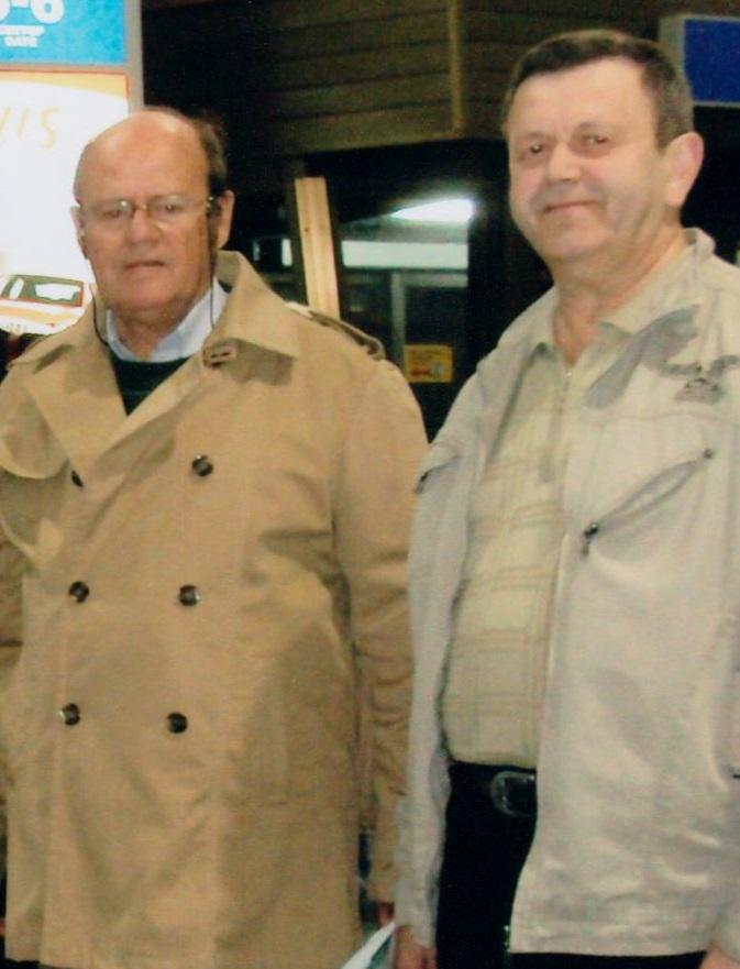 Michael Zaibel from Israel (left) with Michael Zaibel (Belarus)